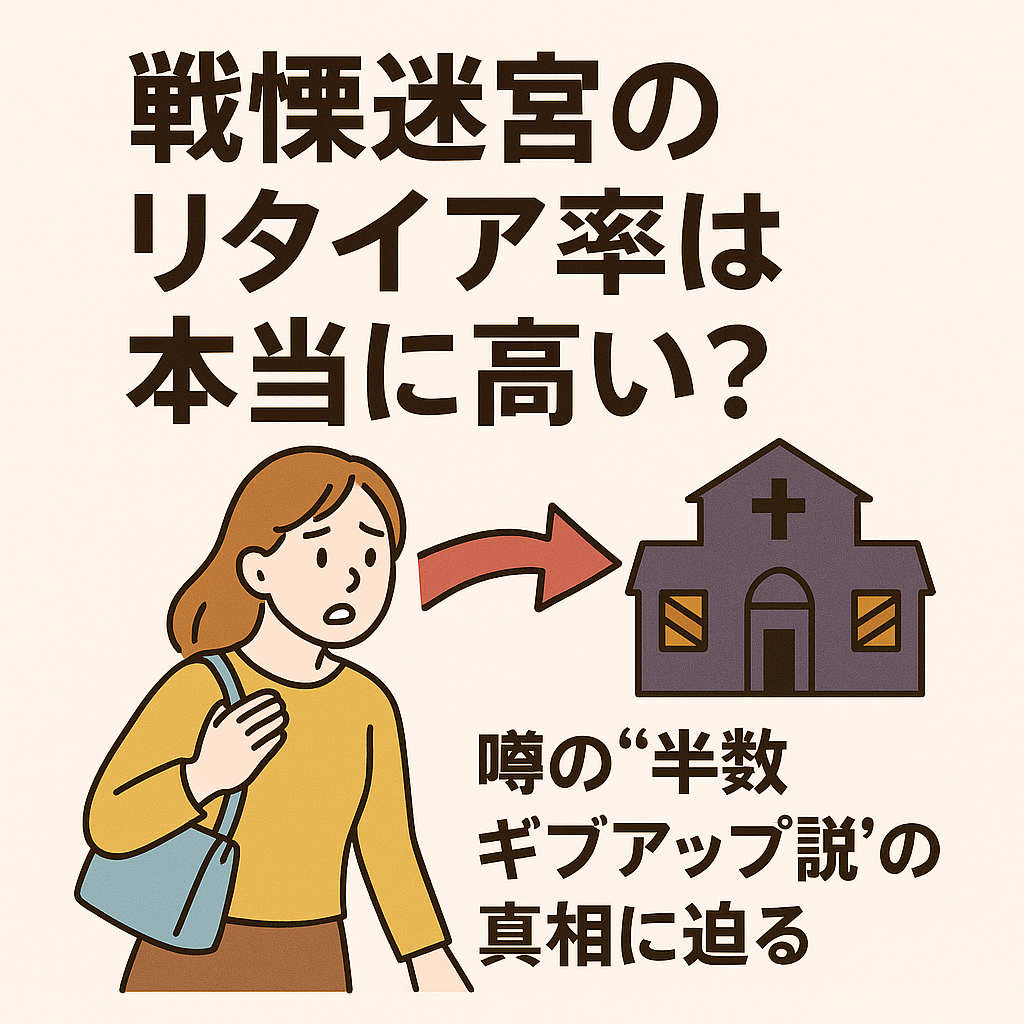 戦慄 迷宮 リタイア 率